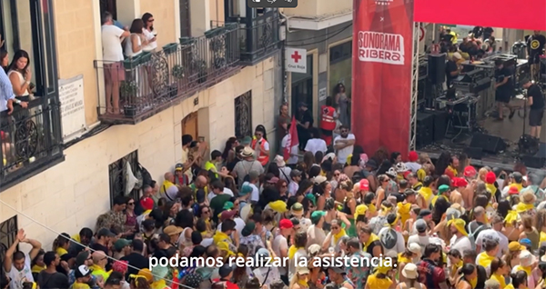 Asistentes al festival.